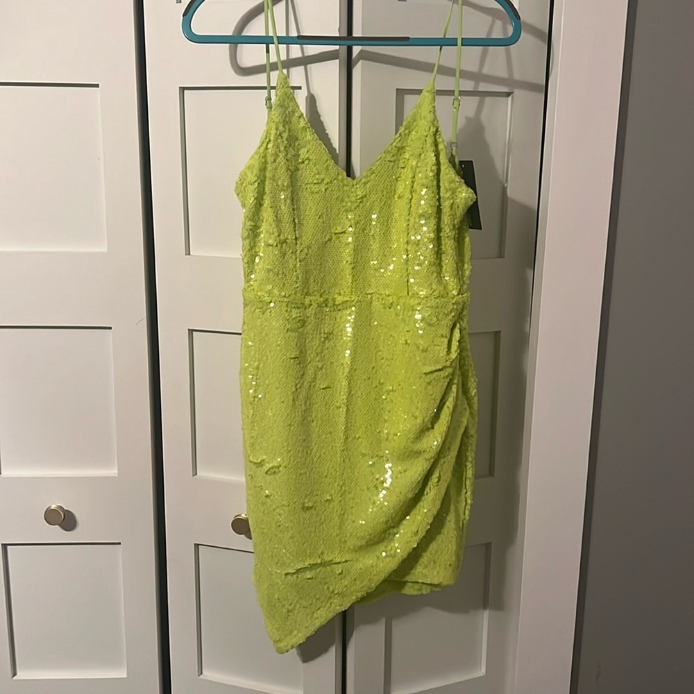 NEVER WORN! Homecoming Dress (Neon)